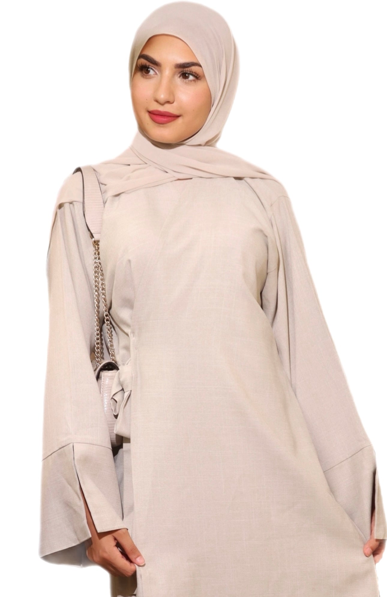 Luxurious Linen Abaya